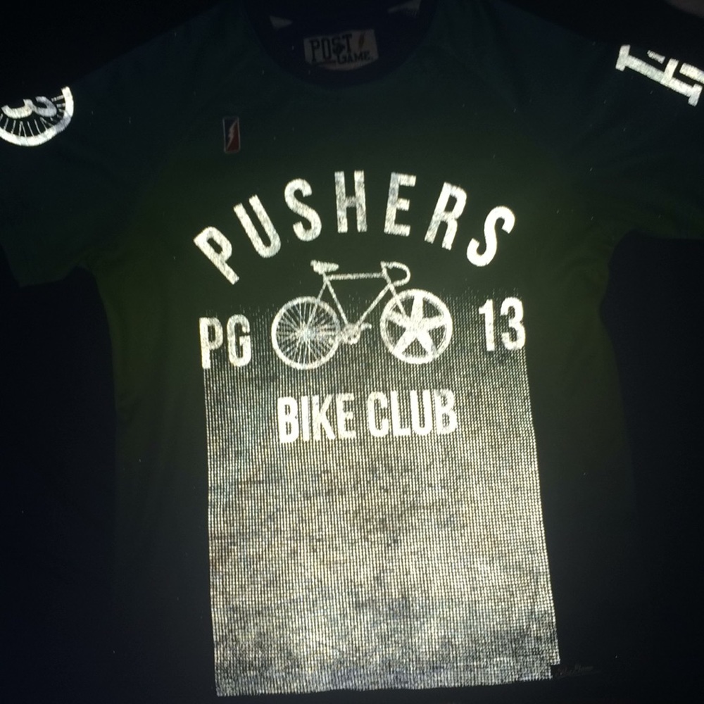 Post Game “Pushers Bike Club” Reflector Tee
